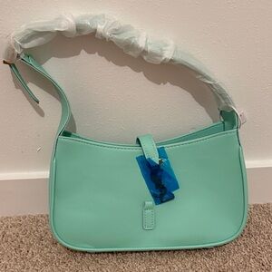 Elegant Mint Green Shoulder Bag